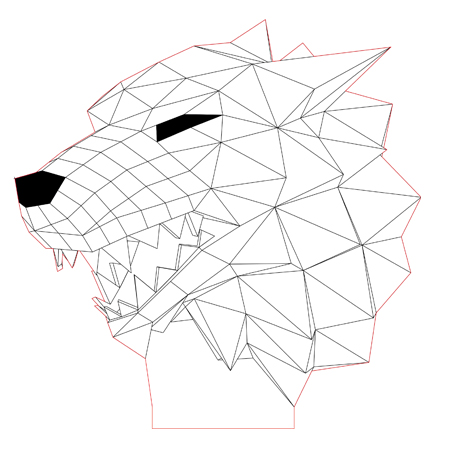 Stark Wolf Illusion Lamp Vector For Cnc 450x450 Stark Wolf Illusion Lamp Vector For Cnc