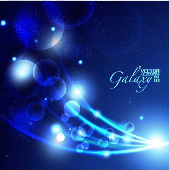 592x594 Gorgeous Blue Glare Starlight Vector Free Vector In Encapsulated