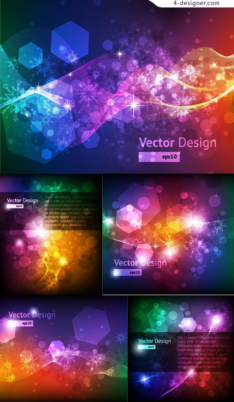 460x790 Designer Dream Dazzling Starlight Vector Material