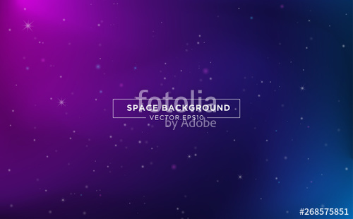 500x310 Space Background Template Design With Abstract Starlight, Vector