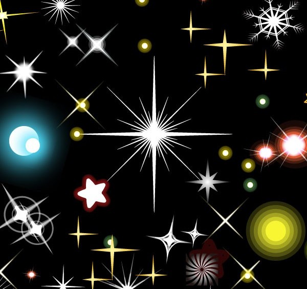 600x564 Starlight Elements Background Vector Free Download