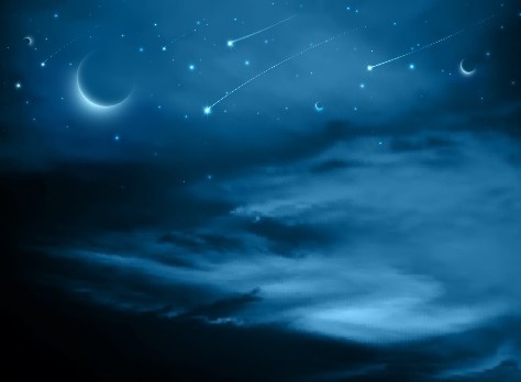 474x348 Starry Night Sky Free Vector Download