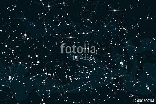500x334 Cartoon Space Background With Bright Stars Night Starry Sky