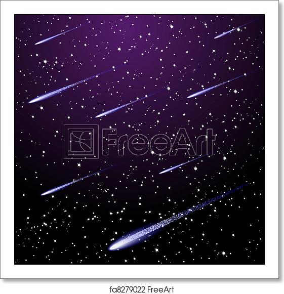 561x581 Free Art Print Of Starry Night Sky Vector Starry Night Sky