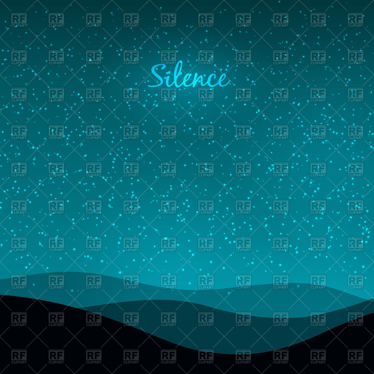 1200x1200 Starry Night Sky Clipart