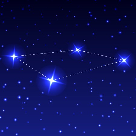 450x450 The Constellation Of The Furnace In The Night Starry Sky Vector