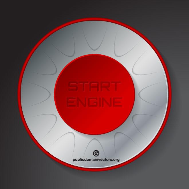 660x660 Start Button Vector Image