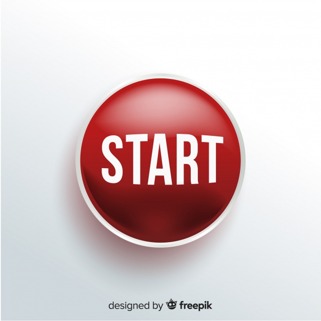 626x626 Flat Red Start Button Vector Free Download