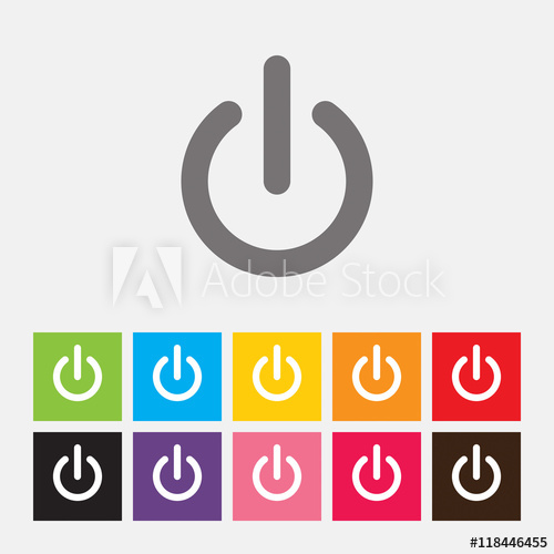 500x500 Start Icon, Power Button