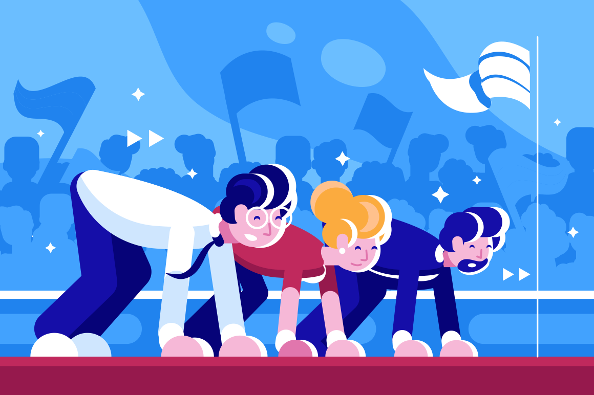 1160x772 Men And Woman On Low Start