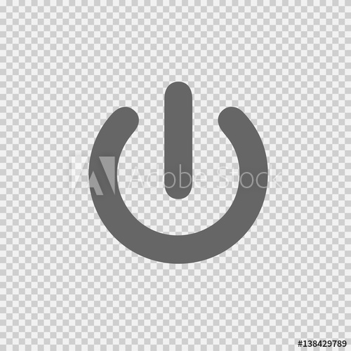 500x500 Power Button Vector Start Vector Icon Vector