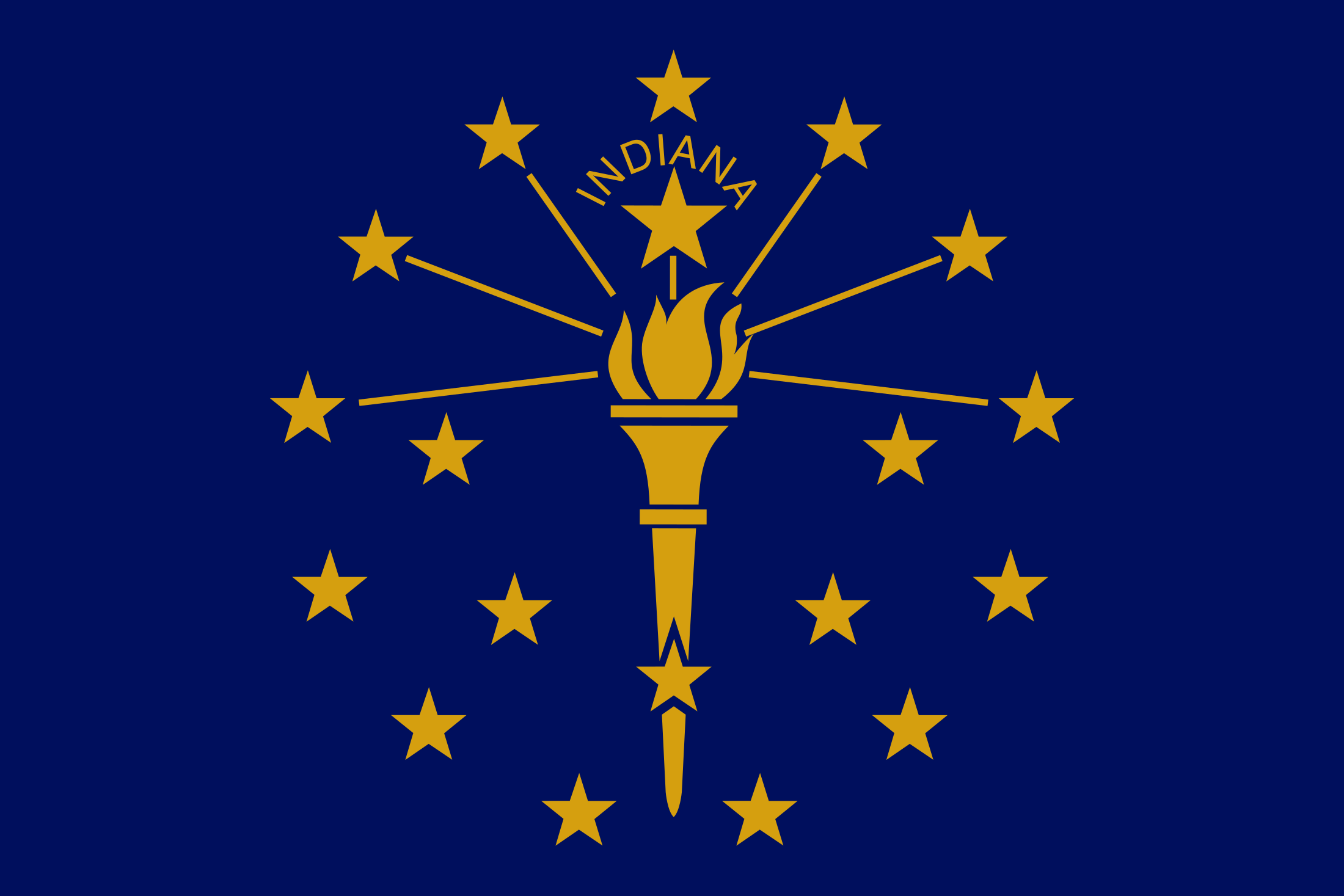 2200x1467 Indiana State Flag Png Vector