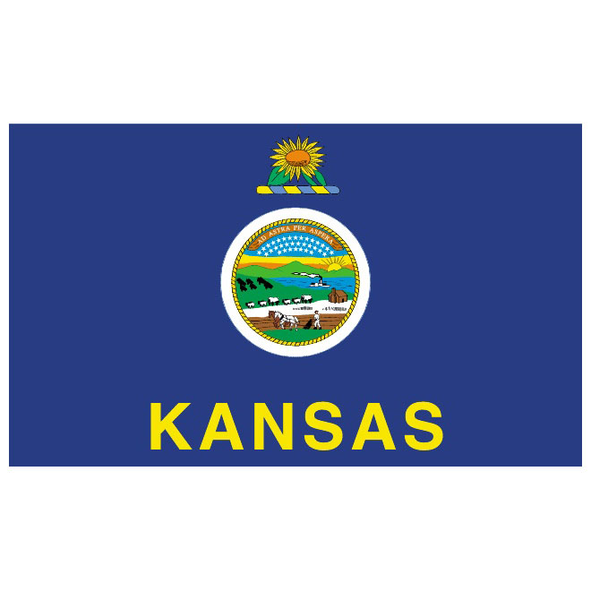 660x660 Kansas Flag Vector