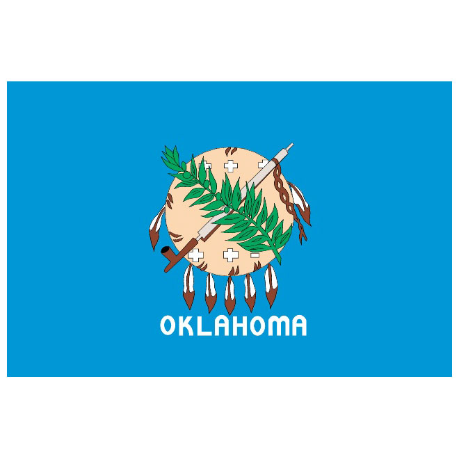 660x660 Oklahoma State Vector Flag