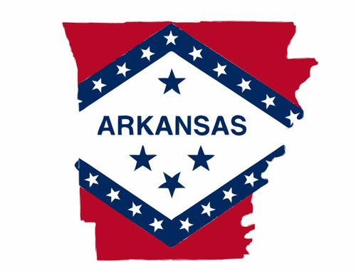 500x380 Arkansas State Flag