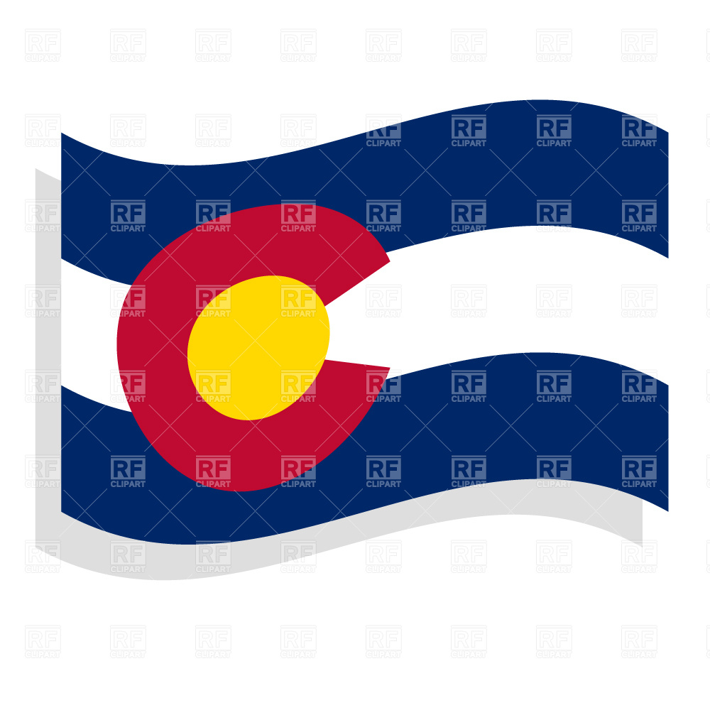 1000x1000 Colorado State Flag Vector Image Of Signs, Symbols, Maps