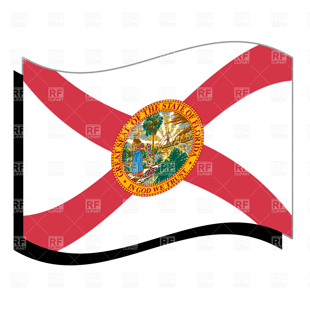 1000x1000 Florida State Flag Vector Image Of Signs, Symbols, Maps