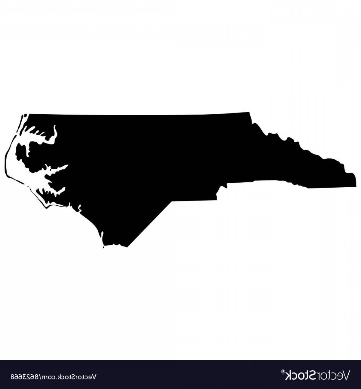 North Carolina State Map Vector Handandbeak 1200x1296 North Carolina State Map Vector Handandbeak