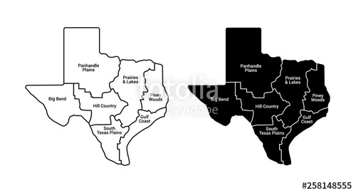Texas State Map 500x271 Texas State Map