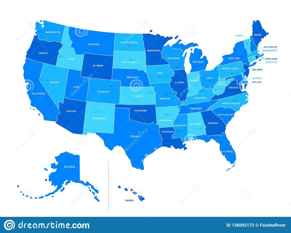 Us Map Vector Usa Map Isolated White Background United States 970x778 Us Map Vector Usa Map Isolated White Background United States