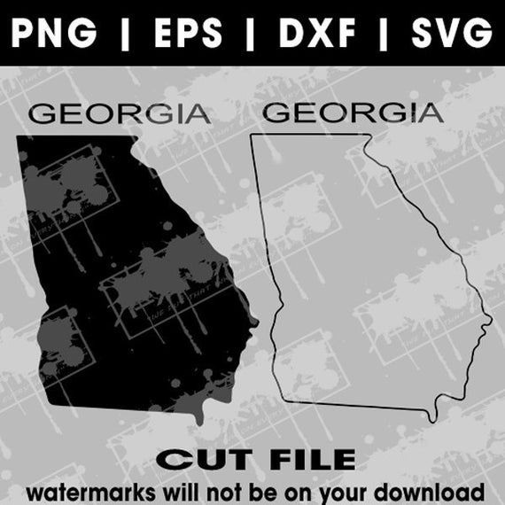 570x570 Georgia Vector State Clipart Ga Clip Art Georgia State Etsy