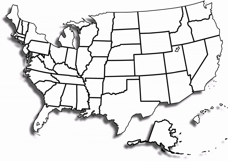 970x685 Us Map State Outlines Vector Lovely United States Map Outline