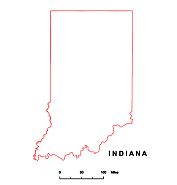 Indiana State Free Map 177x185 Indiana State Free Map