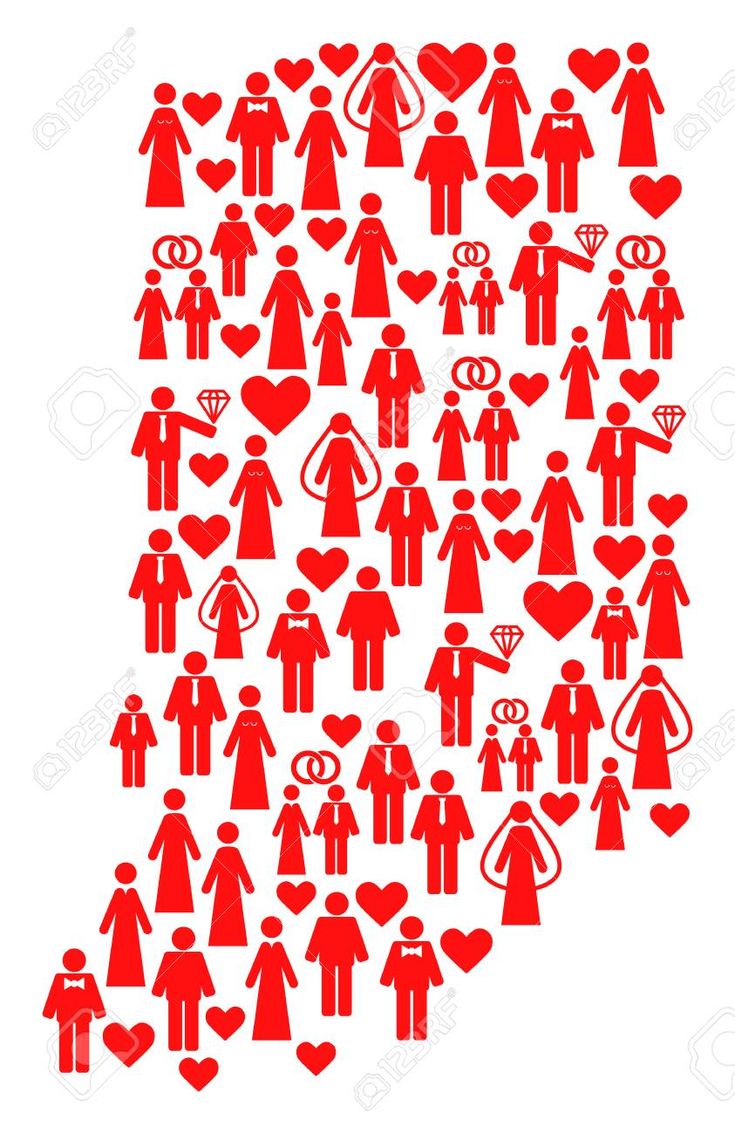 Vector Man Collage Map Of Indiana State Designed With Red Marriage 735x1134 Vector Man Collage Map Of Indiana State Designed With Red Marriage