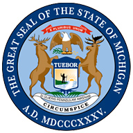 State Of Michigan Seal Vector