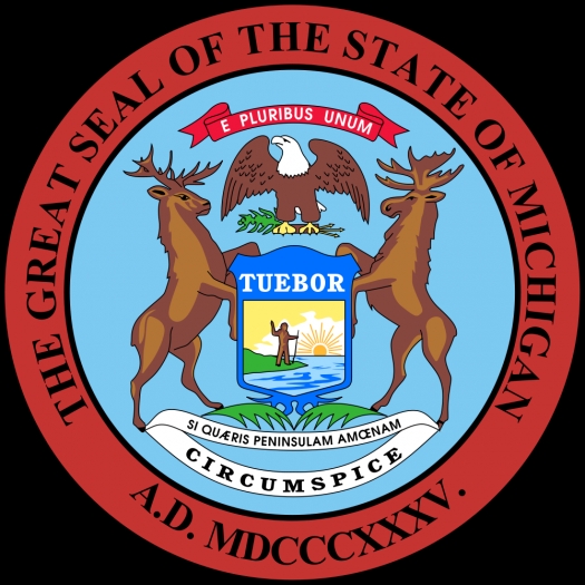525x525 Michigan State Seal