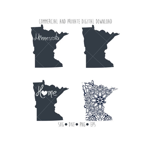 Minnesota Outline Vector Clipart Minnesota State Digital Etsy 570x578 Minnesota Outline Vector Clipart Minnesota State Digital Etsy