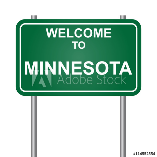 Welcome To State Of Minnesota, Green Signal Vector 500x500 Welcome To State Of Minnesota, Green Signal Vector