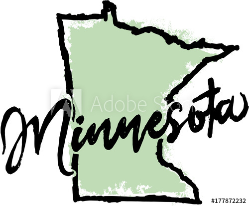 State Of Minnesota Vector at Vectorified.com | Collection of State Of ...