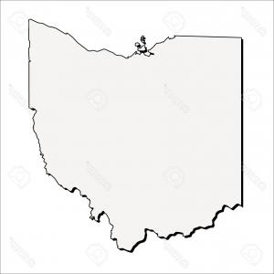 300x300 Map Of The Us State Of Ohio Vector Studiogrfx