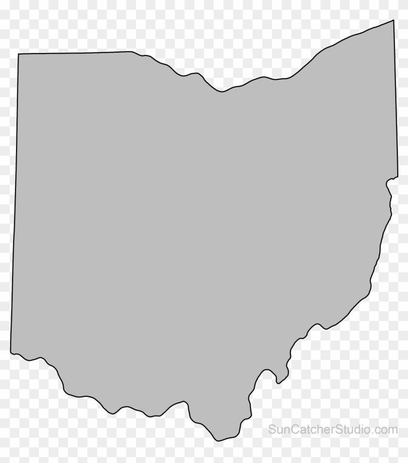 State Of Ohio Outline Vector At Vectorified Com Collection Of State   State Of Ohio Outline Vector 18 