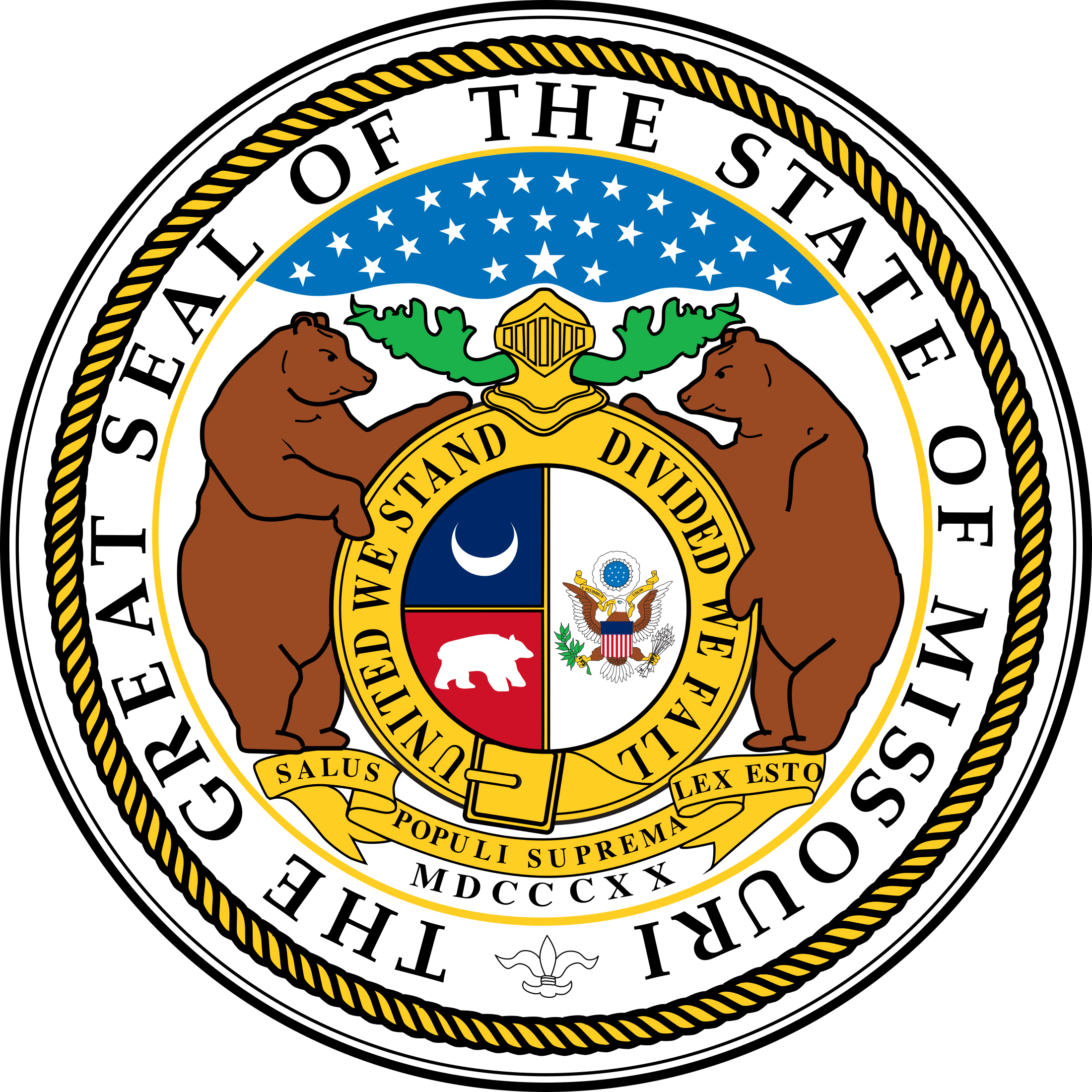 2200x2200 Missouri State Seal Png Vector