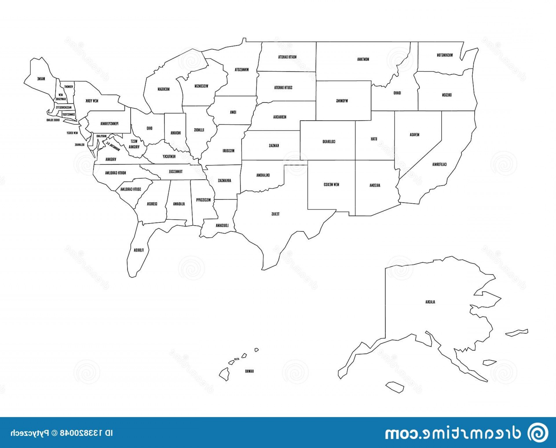 Political Map United States Od America Usa Simple Flat Black 1920x1546 Political Map United States Od America Usa Simple Flat Black