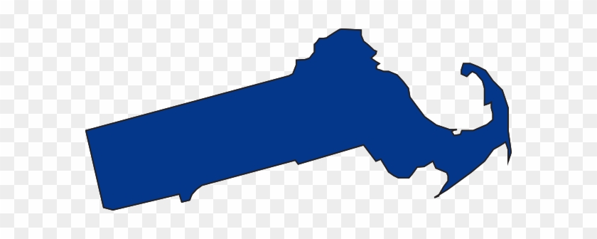 840x336 Massachusetts State Outline Vector