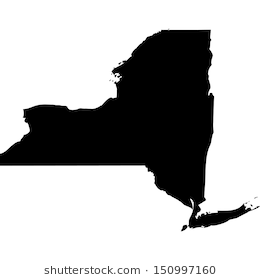 260x280 New York State Silhouette Vector