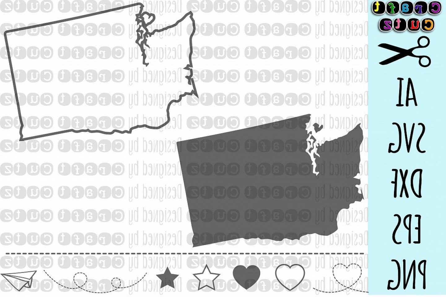 1440x960 State Silhouettes Vector Clip Art Geekchicpro