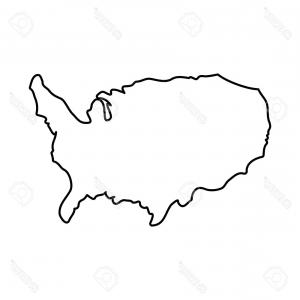 300x300 United States Silhouette Vector Map Usa Silhouette Gtdi Hoodamathrun