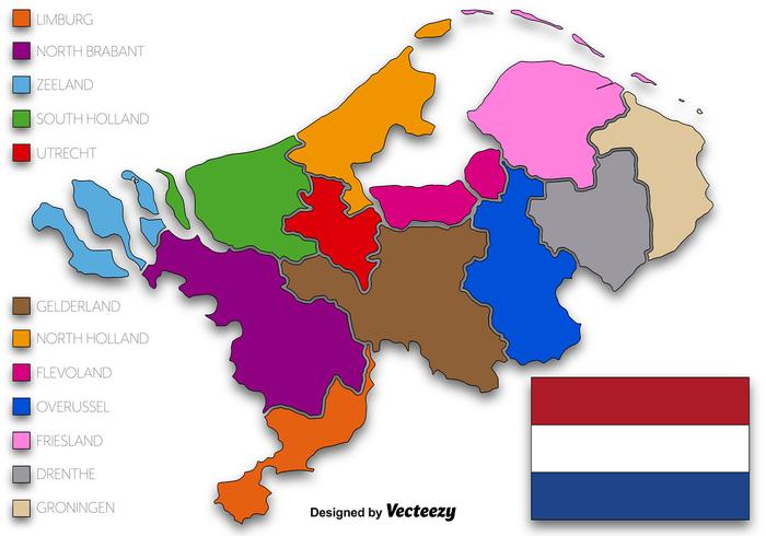 Netherlands State Vector Illustration 700x490 Netherlands State Vector Illustration