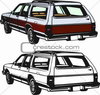 Image Stationwagon Vector Illustration From Crestock Stock 340x324 Image Stationwagon Vector Illustration From Crestock Stock