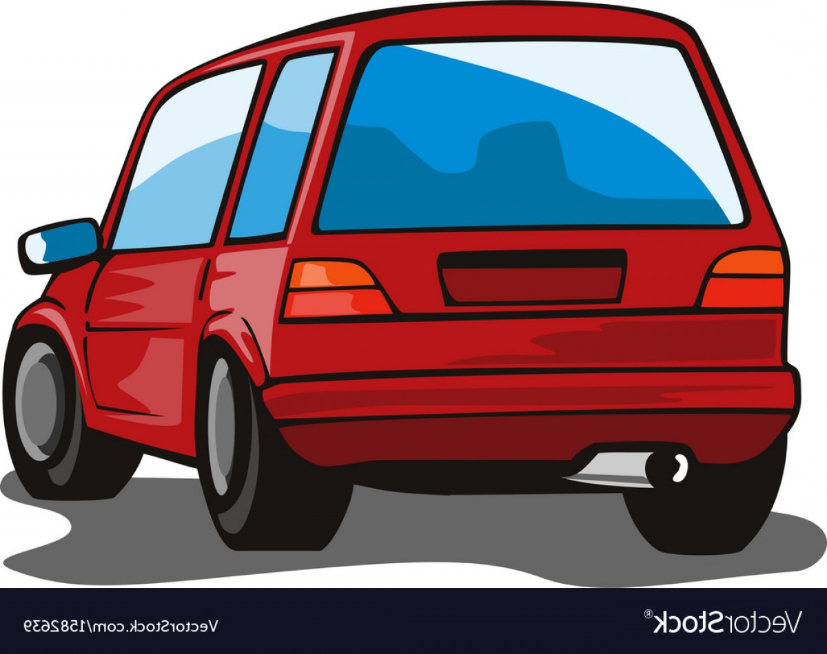Red Car Station Wagon Back View Vector Soidergi 1200x950 Red Car Station Wagon Back View Vector Soidergi
