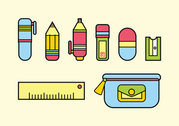 352x247 Vector Stationary Black Icons Free Vector Download Cannypic