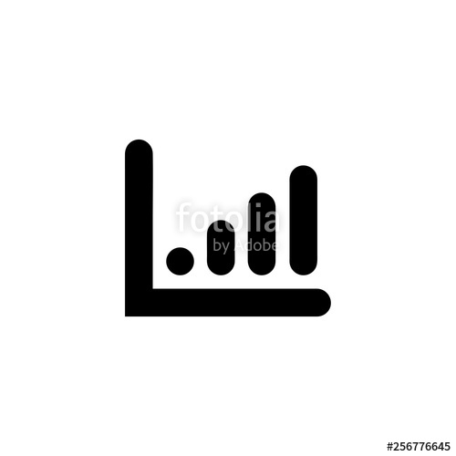 500x500 Statistics Icon Vector Isolated On Background Trendy Sweet Symbol