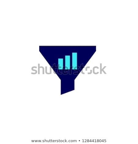 450x470 Funneling Chart Bar Statistics Logo Icon Vector Illustration