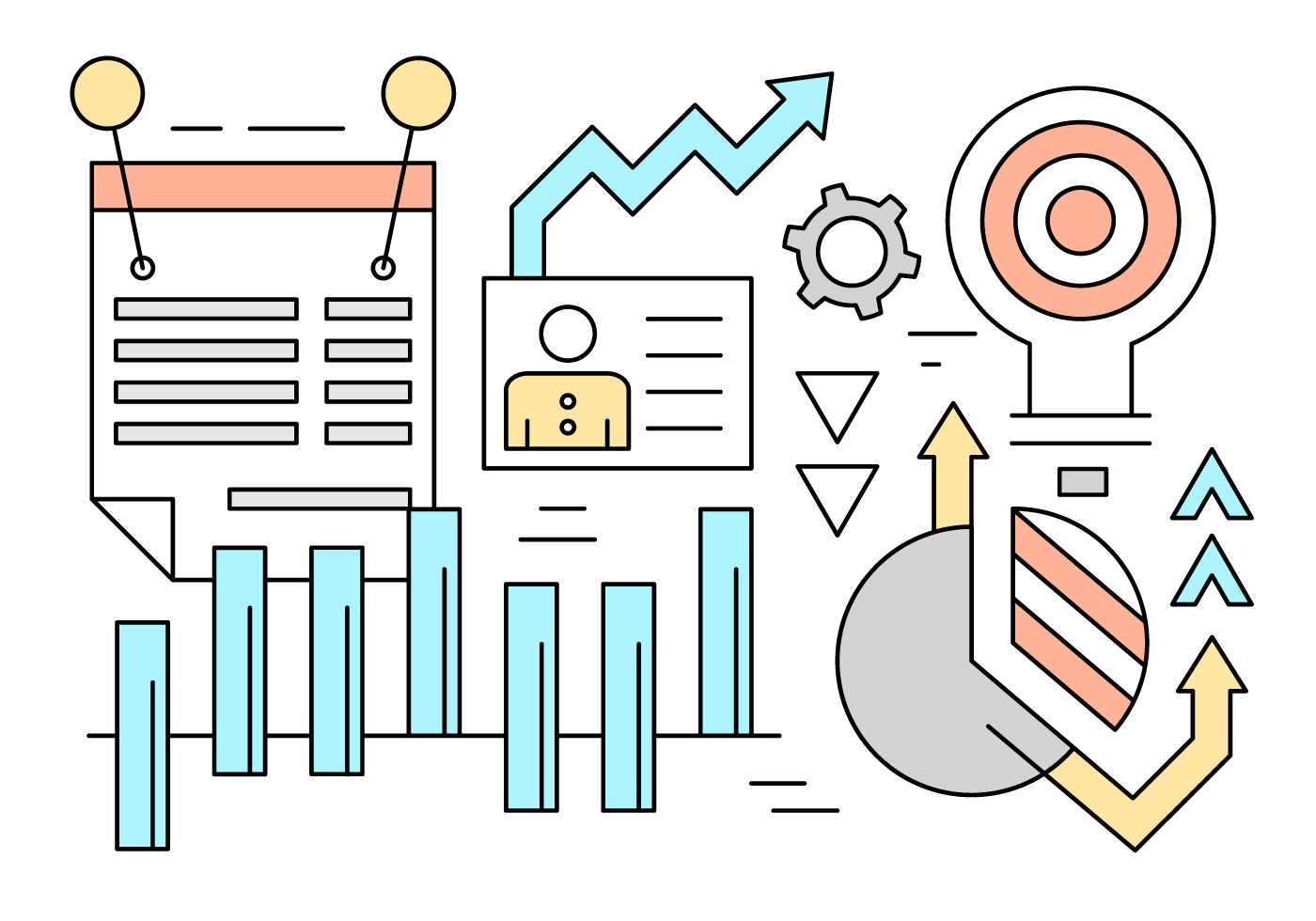 Statistics Icon Free Vector Art 1400x980 Statistics Icon Free Vector Art