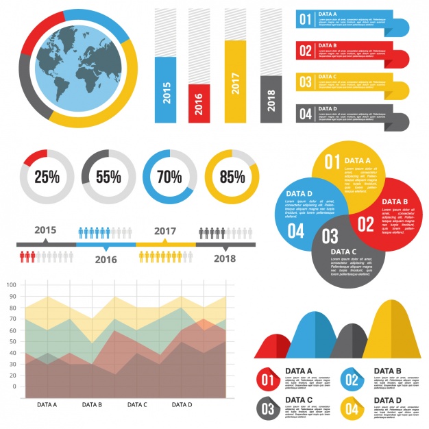 Infographic Template With Useful Statistics Vector Free Download 626x626 Infographic Template With Useful Statistics Vector Free Download