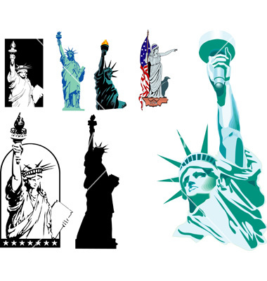 Statue Of Liberty Head Vector